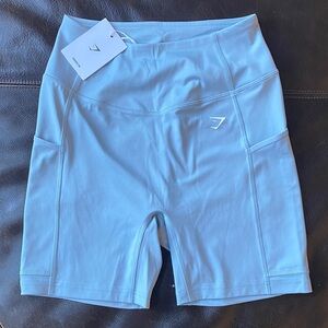Gymshark Sky Blue Women's Bike Shorts
